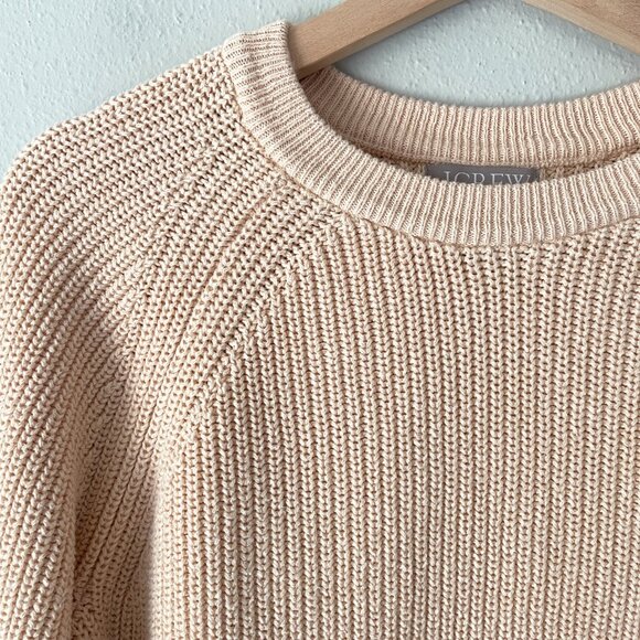 J. Crew Cotton Fisherman Sweater Size M - Picture 4 of 14